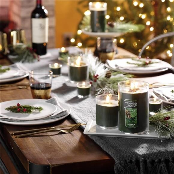 Scented Candle - 22oz Dual-Wick Tumbler, 75+ Hours Burn Time, Holiday Classic - Picture 4 of 7